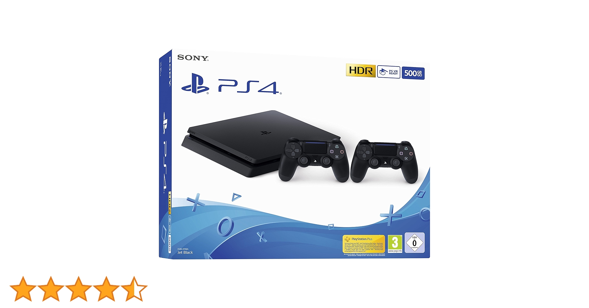 PlayStation4 - NDYPS4 500GB Console Playstation 4 Slim 500gb - Chassis E : Amazon.pl